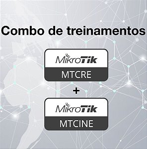 COMBO Certificação oficial MikroTik MTCRE e MTCINE - Presencial - Jí-Paraná/RO