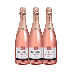 Kit Espumante Don Guerino Brut Rosé Malbec