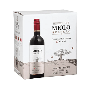 Vinho Miolo Seleção Cabernet & Merlot Bag in Box 3 Litros