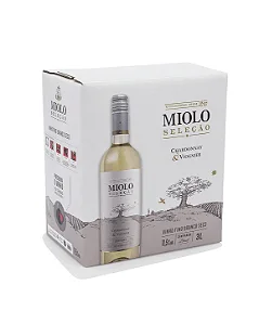 Vinho Miolo Seleção Chardonnay & Viognier Bag in Box 3 Litros