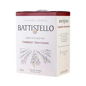 Vinho Battistello Cabernet Sauvignon Bag in Box 3 Litros