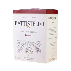 Vinho Battistello Tannat Bag in Box 3 Litros