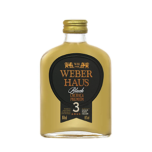 Cachaça Weber Haus Premium Black 3 Anos 160ml