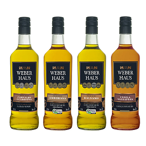 Kit Madeiras Únicas Weber Haus com 4 unidades
