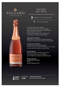 Espumante Vaccaro Brut Rosé