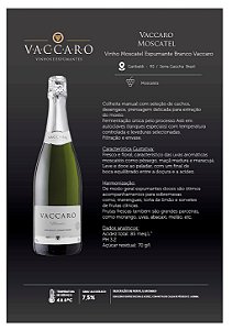 Espumante Vaccaro Moscatel