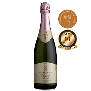 Espumante Maximo Boschi Biografia Brut Rosè 36 meses