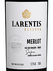 Vinho Larentis Reserva Merlot