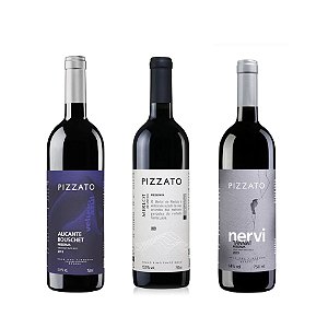 Kit Pizzato – Ícones do Vale dos Vinhedos com 3 Unidades
