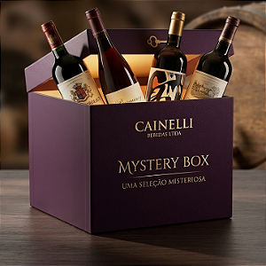 Mystery Box de Vinhos Cainelli | Caixa Misteriosa Premium