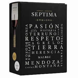 Vinho Septima Emblema Malbec Bag in Box 3L