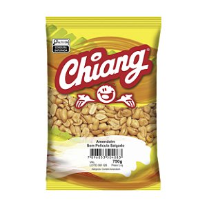 Amendoim SEM PELÍCULA Frito e Salgado 750g