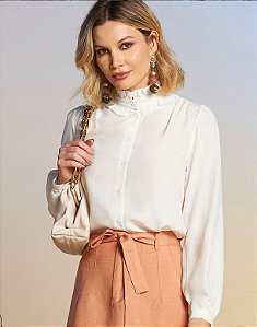 REFG1620  BLUSA VISCO SILK -  GATOS E ATOS.