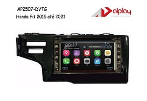 Central Multimidia Honda Fit 2015 até 2021 Android Alplay AP2507-DVTG - 7 polegadas