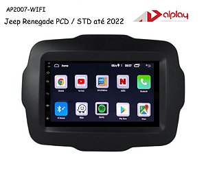 Central Multimidia Jeep Renegade PCD / STD até 2022 Android Alplay AP2007-WIFI - 7 polegadas