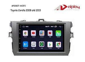 Central Multimidia Toyota Corolla 2008 até 2013 Android Alplay AP2007-WIFI - 7 polegadas