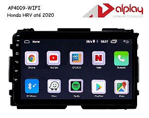 Central Multimidia Honda HRV até 2020 Android Alplay AP4009-WIFI - 9 polegadas 