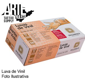 Luva de Vinil sem pó