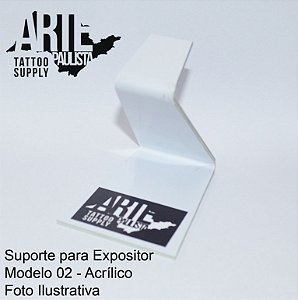 Suporte para expositor de silicone - Modelo 02