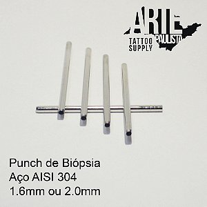 Punch de Biópsia Aço - Descartável