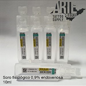 Soro fisiológico endovenosa 0,9% - frasco 10ml