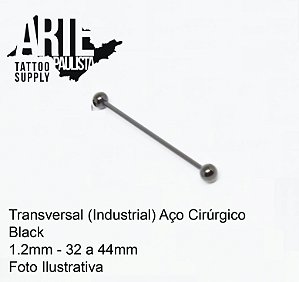Transversal (Industrial) Básico Aço Cirúrgico Black