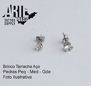 Brinco Tarracha - Aço (Par)