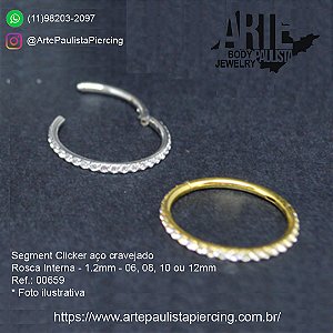 Segment Articulado Aço Cravejado 1.2mm