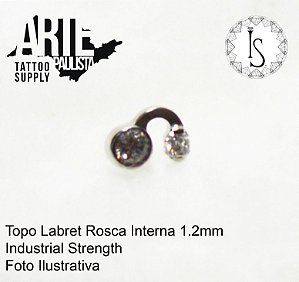 Topo Labret Titânio ASTM F136 - Linha IS Modelo 03