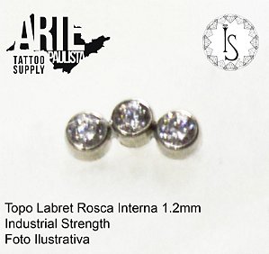 Topo Labret Titânio ASTM F136 - Linha IS Modelo 05