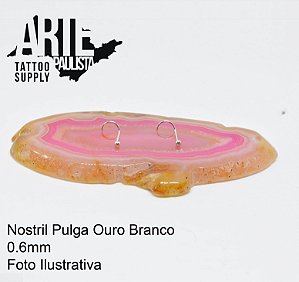 Nostril Pulga Ouro Branco