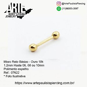 Micro Reto Básico Ouro 18k