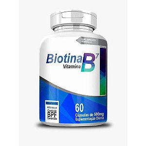 Biotina 500Mg 60 Caps - 4 Elementos