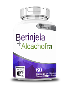 Berinjela + Alcachofra 500Mg 60 Caps - 4 Elementos