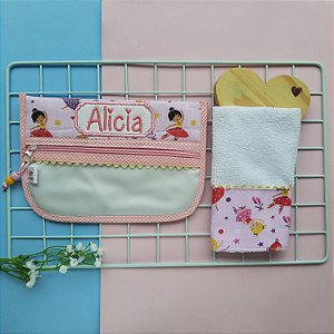 Necessaire Higiene Bucal com Bordado