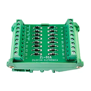 Borne Diodos Catodos Comum para Painel - ZLD16