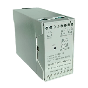 Relé Transdutor Analógico Isolado – Modelo ZL-OPT-0125-0420-F2