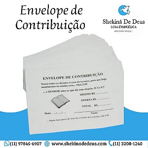 Envelopes para contribuição