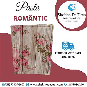 Pasta para hinos louvores modelo romantic