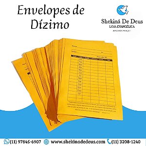 Envelopes para dizímos