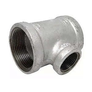 Tee De Aço Galvanizado 3/4 Bsp Fêmea