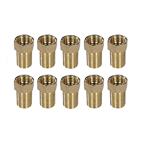 Kit 10 Extensor Aumento Prolongador Medio Rosca 1/2''