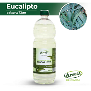 Óleo Essencial de Eucalipto Citriodora 12 x 900ml (caixa c/ 12un)