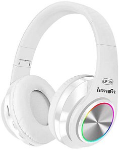 HEADSET LF-39 FONE SEM FIO BLUETOOTH LEMON - BRANCO