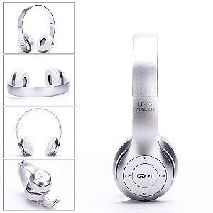 HEADSET LF-03 FONE SEM FIO BLUETOOTH LEMON - BRANCO