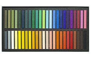 Giz Pastel Seco Cis Graf Soft Pastels 48 Cores