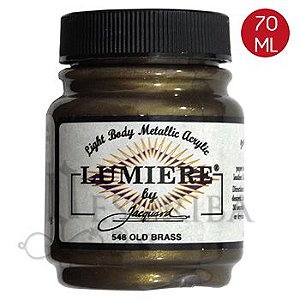 Tinta Para Caligrafia e Pintura - Várias Superfícies  - Lumiere - Ouro Velho 548 - 70ml