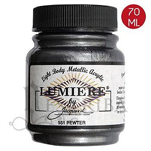 Tinta Para Caligrafia e Pintura - Várias Superfícies  - Lumiere - Chumbo 551 - 70ml