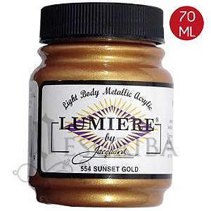 Tinta Para Caligrafia e Pintura - Várias Superfícies  - Lumiere - Pôr do Sol 554 - 70ml