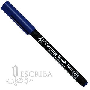 Caneta Pincel Koi Coloring Brush Pen Sakura - Azul XBR#36